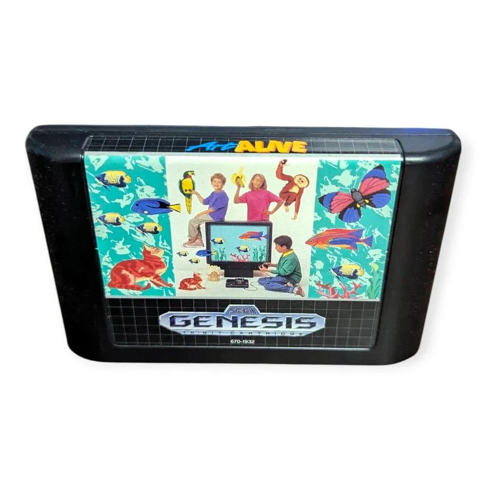 Sega Genesis Art Alive Game Cartridge with Original Case 16-Bit 1991‎